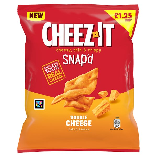 Cheez-It Double Cheese Thin & Crispy Baked Snacks 65g