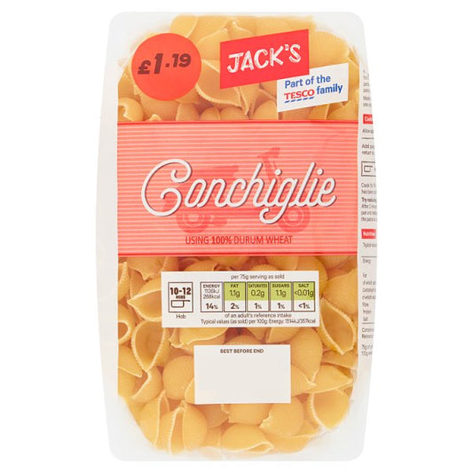 Jack's Conchiglie Pasta 500g