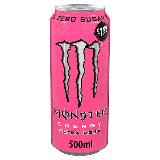 Monster Energy Drink Ultra Rosa Zero Sugar 500ml