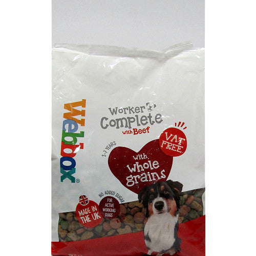 Webbox Complete Dog Food Beef 2kg