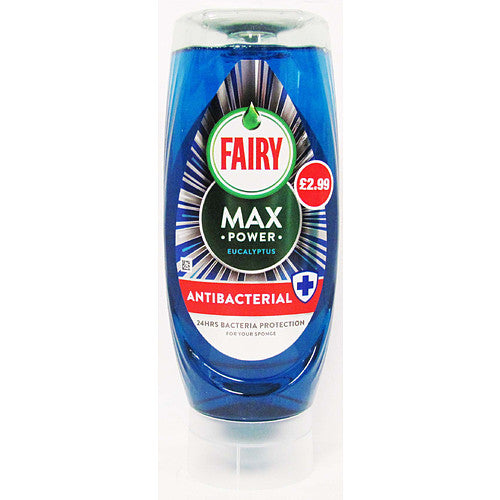 Fairy Max Power Washing Up Liquid Anti-Bacterial 450ML