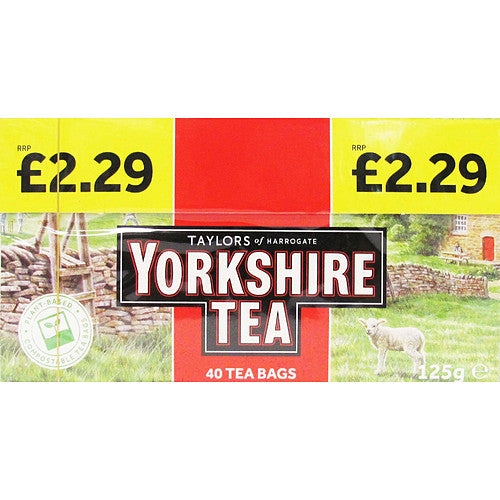 Yorkshire Tea 40 Tea Bags 125g