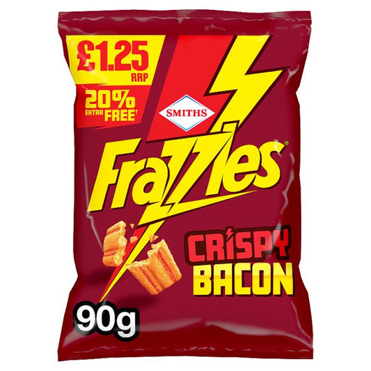 Frazzles Bacon Crisps Sharing Bag Crisps 91g