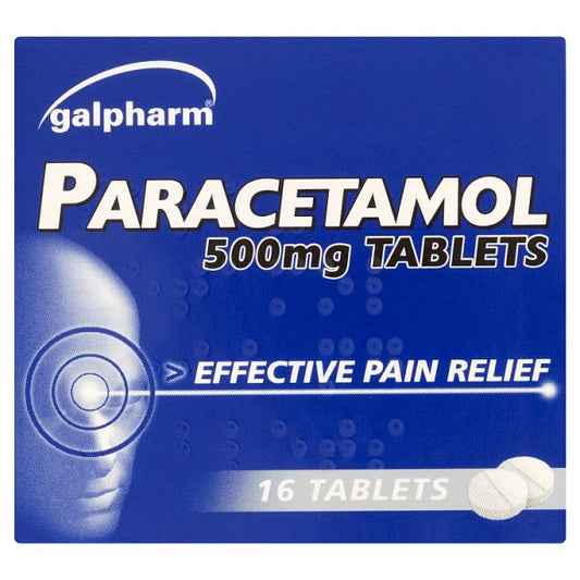 Galpharm Paracetamol 500mg Tablets 16 Tablets