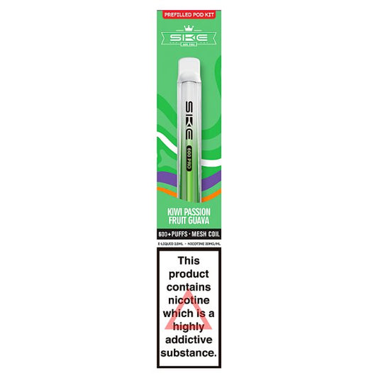 SKE 600 Pro Kiwi Passion Fruit Guava Prefilled Pod Kit