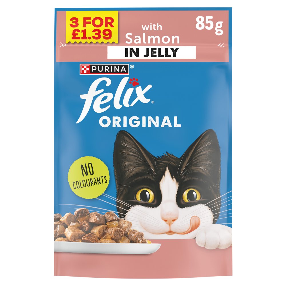 FELIX Original Salmon Wet Cat Food 85g
