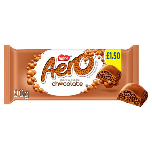 Aero Milk Chocolate Sharing Bar 90g