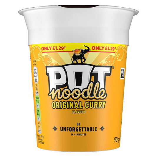 Pot Noodle Standard Pot Original Curry 90g