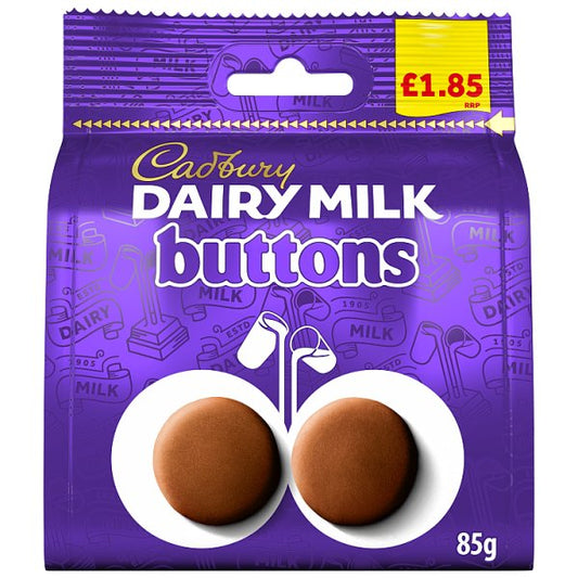 Cadbury Dairy Milk Buttons Chocolate Bag 85g