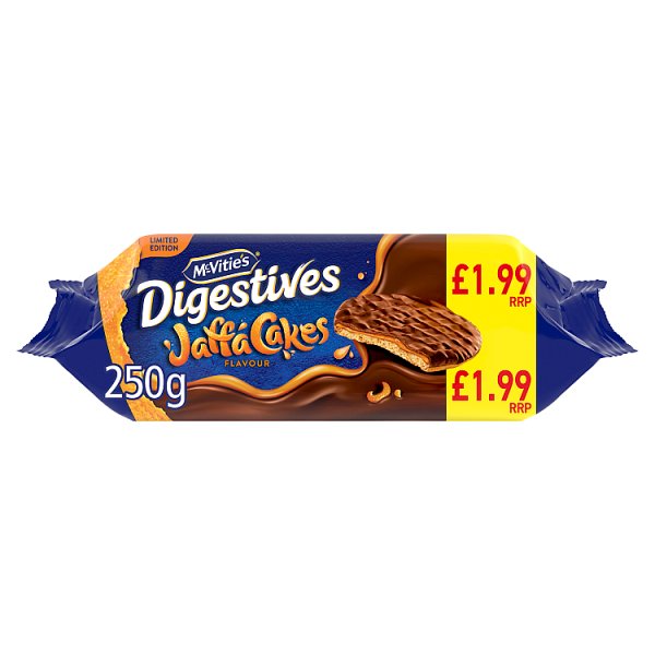 McVitie's Limited Edition Digestives Jaffa Cakes Flavour 250g