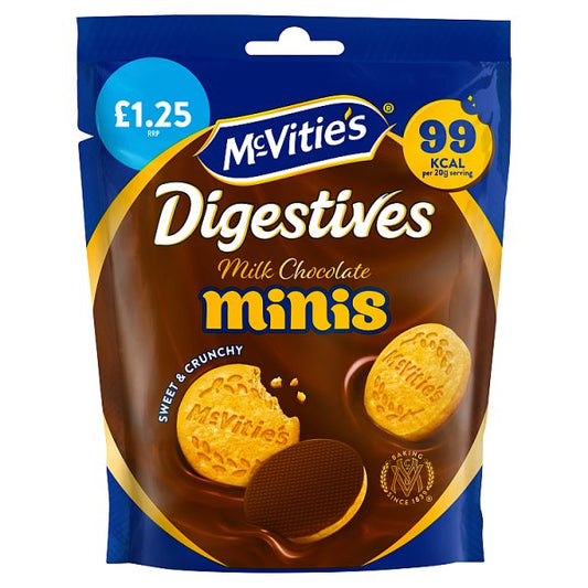 McVitie's Milk Chocolate Digestive Minis Biscuits 80g