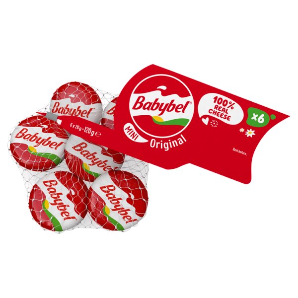 Babybel Mini Original Cheese 6 x 20g (120g)