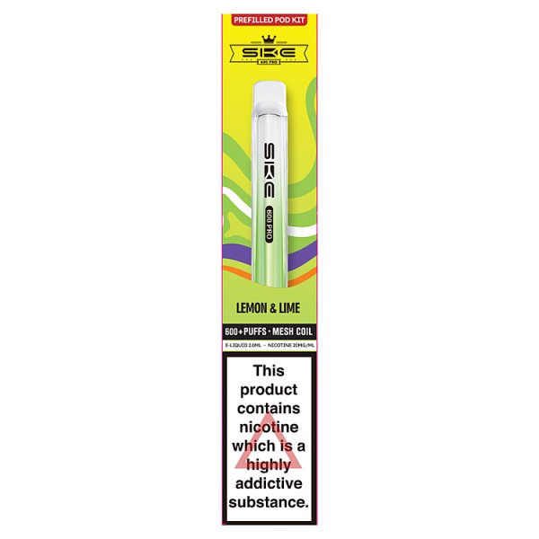 SKE 600 Pro Lemon & Lime Prefilled Pod Kit