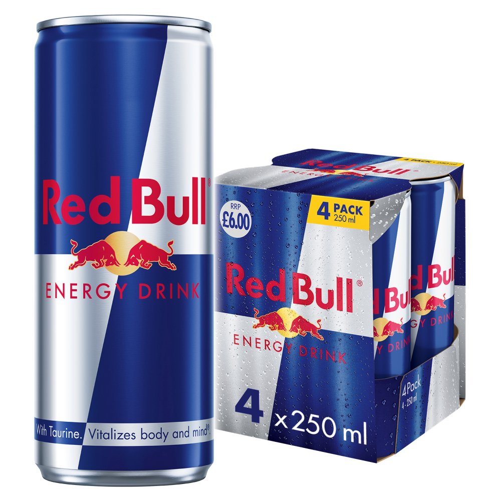Red Bull Energy Drink 4x250ml