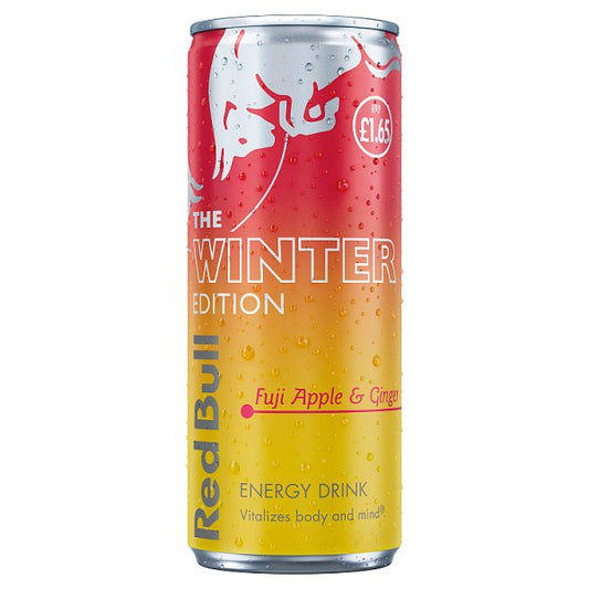 Red Bull Energy Drink Winter Edition Fuji Apple & Ginger 250ml