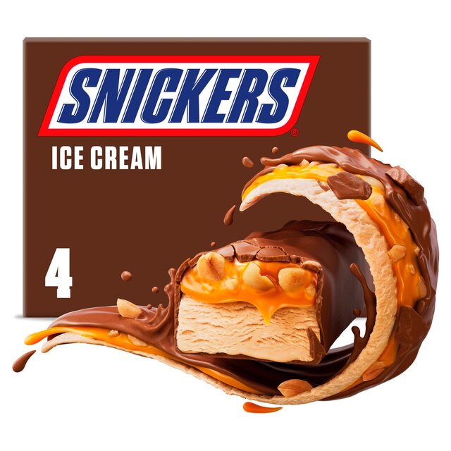 Snickers Ice Cream Bars 4 x 53ml