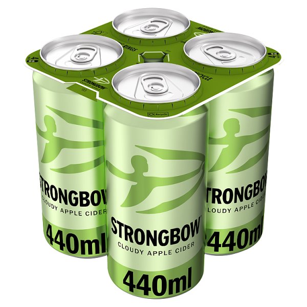 Strongbow Cloudy Apple Cider 4x440ml