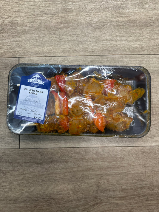 Clarkes Butchers Chicken Tikka Kebabs