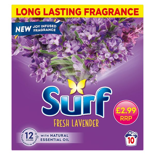 Surf Washing Powder Fresh Lavender 10 washes 500g