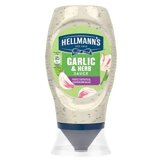 Hellmans Garlic & Herb Sauce 250ml
