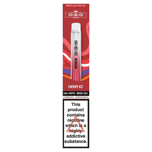SKE Crystal 600 Pro Cherry Ice Prefilled Pod Kit