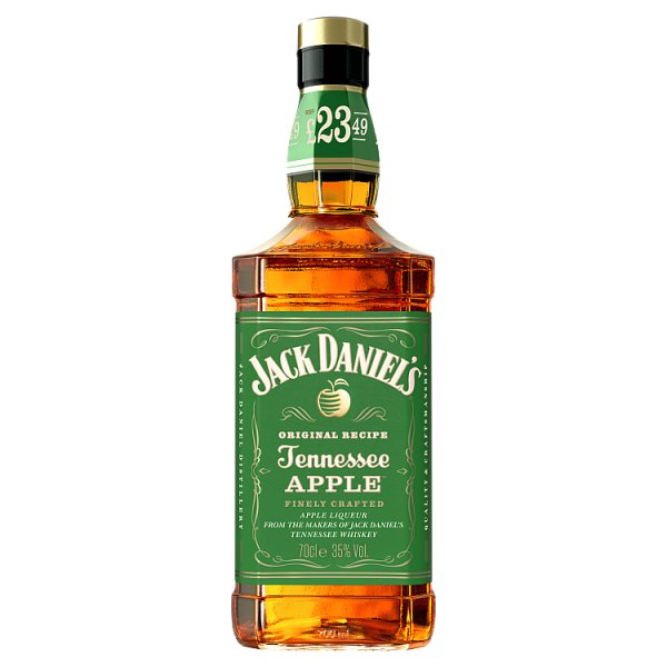 Jack Daniel's Tennessee Whiskey Blended with Apple Liqueur 70cl