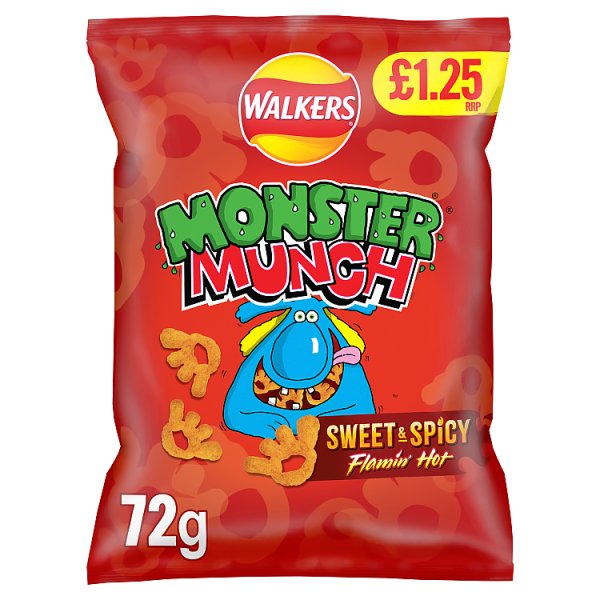 Walkers Monster Munch Sweet & Spicy 72g