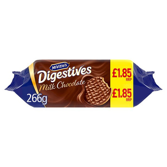 McVitie's Milk Chocolate Digestive Biscuits 266g