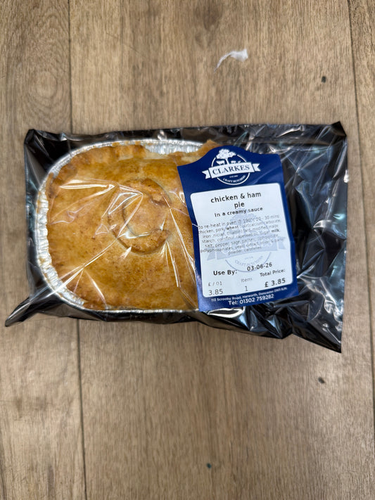 Clarkes Butchers Chicken & Ham Pie