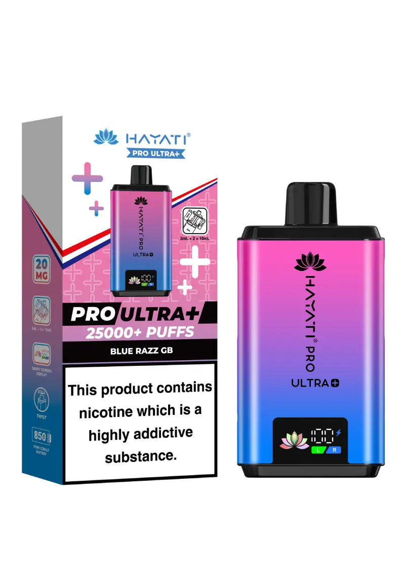 Hayati Pro Ultra Plus 25K Blue Razz Gummy Bear
