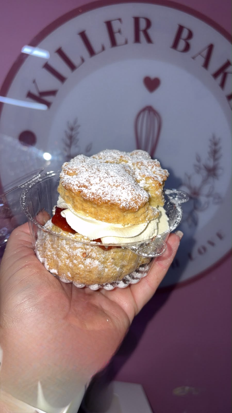 Killer Bakes Jam Scone