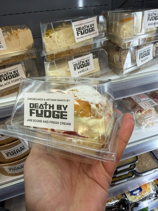 Death by Fudge Jam Scone