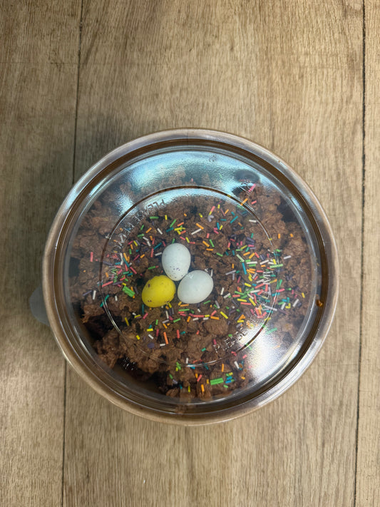 Death by Fudge Mini Egg Cornflake Chocolate Cake Bowl