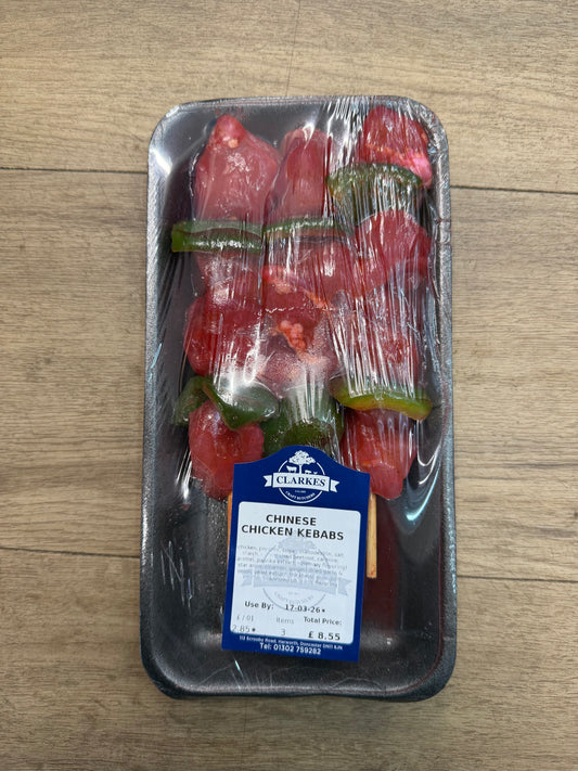 Clarkes Butchers Chinese Chicken Kebabs