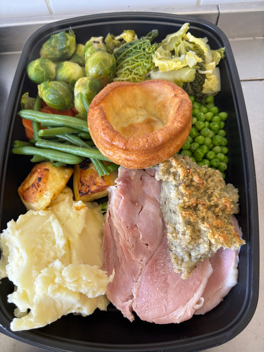 Officially Roasts Gammon Sunday Roast Dinner
