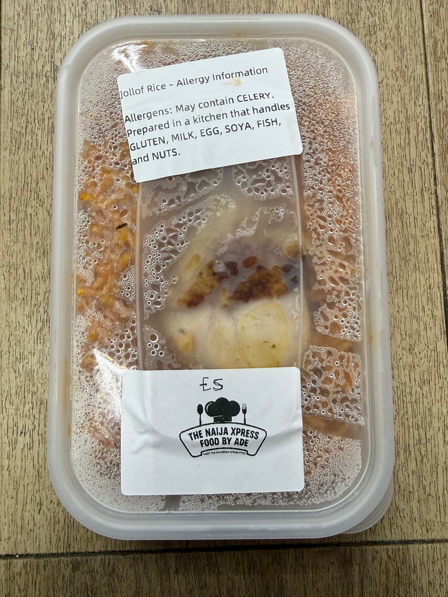 Naija Xpress Food Jollof Rice (Chicken with Rice)