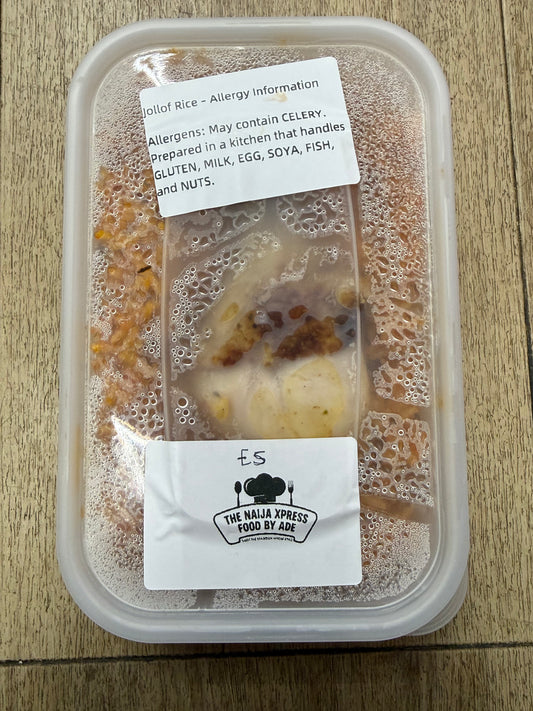 Naija Xpress Food Jollof Rice (Chicken with Rice)