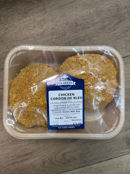 Clarkes Butchers Chicken Cordon de Bleu