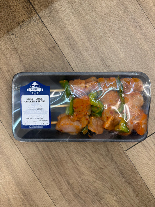 Clarkes Butchers Sweet Chilli Chicken Kebabs