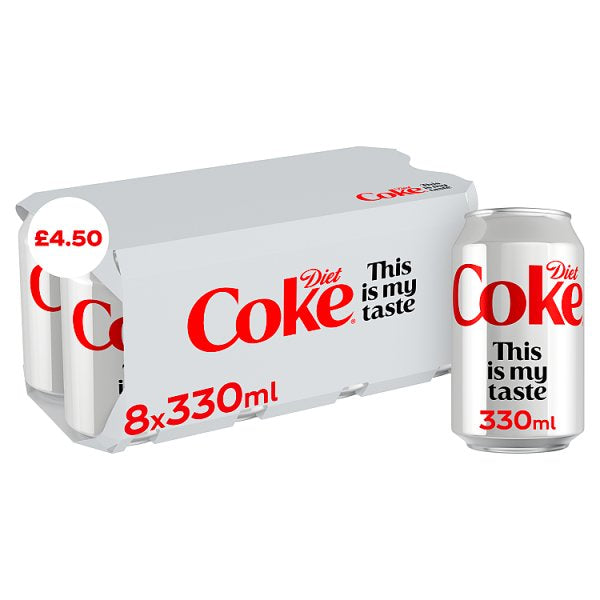 Diet Coke 8x330ml Cans
