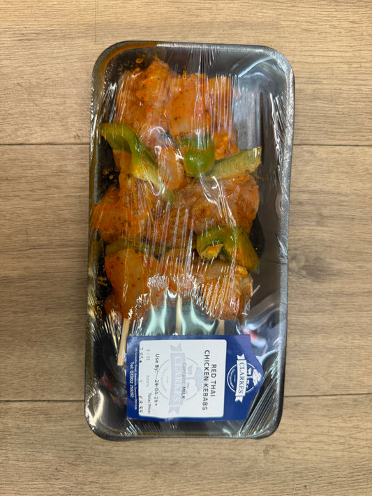Clarkes Butchers Red Thai Chicken Kebabs