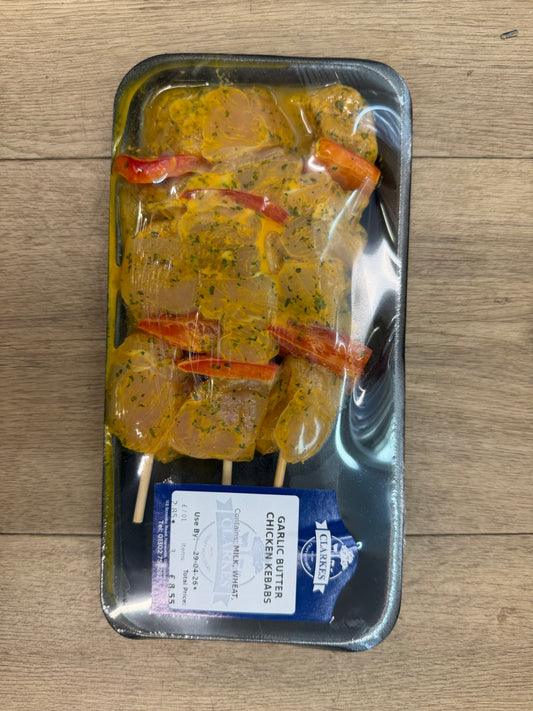 Clarkes Butchers Garlic Chicken Kebabs