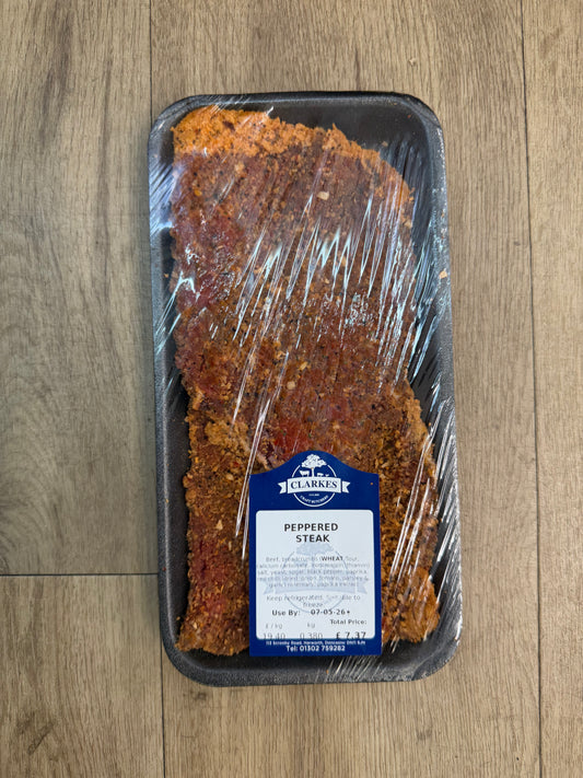 Clarkes Butchers Peppered Steak