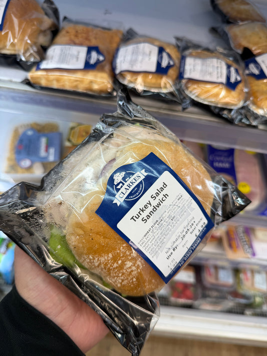 Clarkes Butchers Turkey Salad Sandwich
