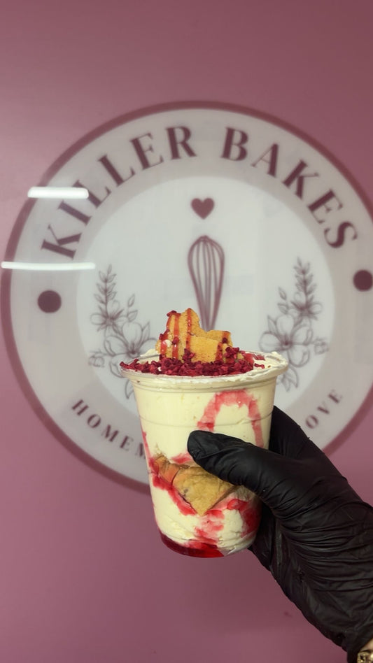 Killer Bakes Cheesecake Cup Strawberry & Cream