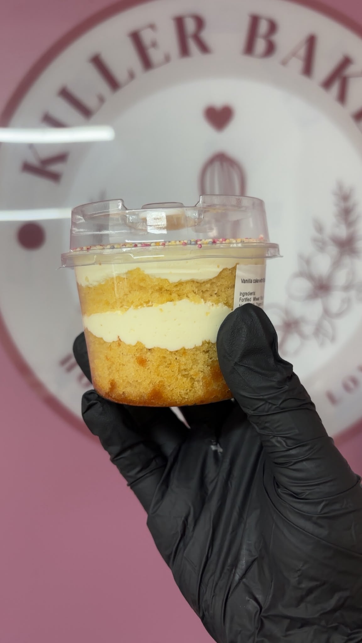 Killer Bakes Vanilla Dot Cake