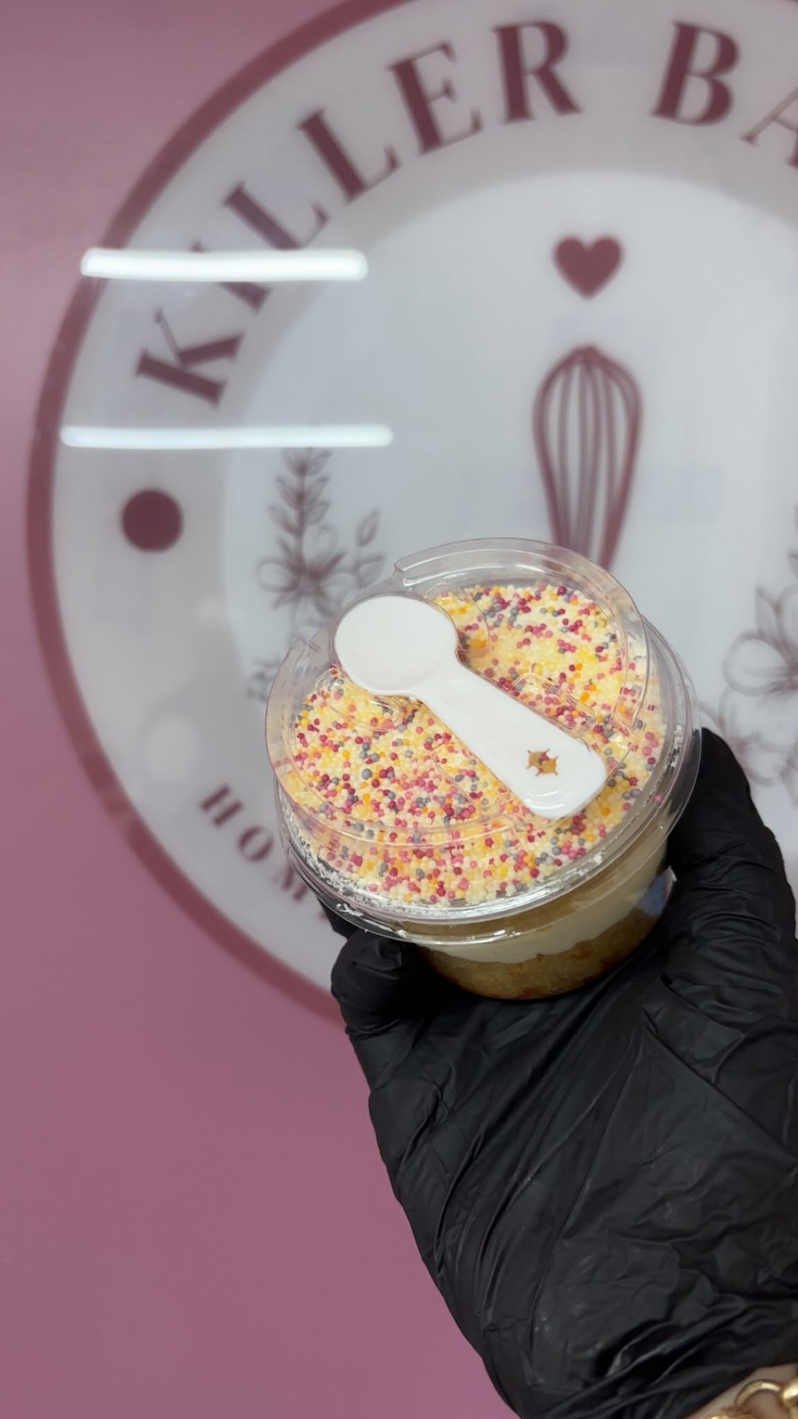 Killer Bakes Vanilla Dot Cake