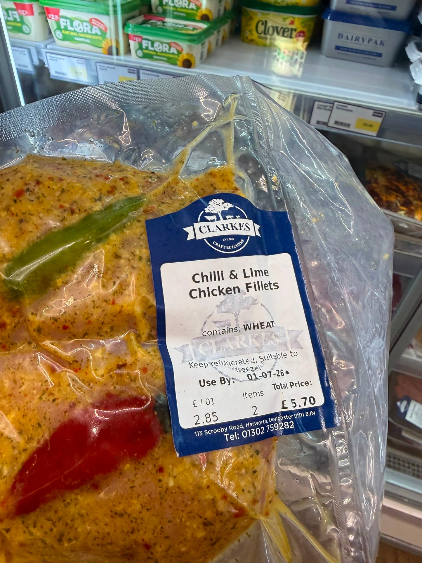 Clarkes Butchers 2 Chilli & Lime Chicken Fillets