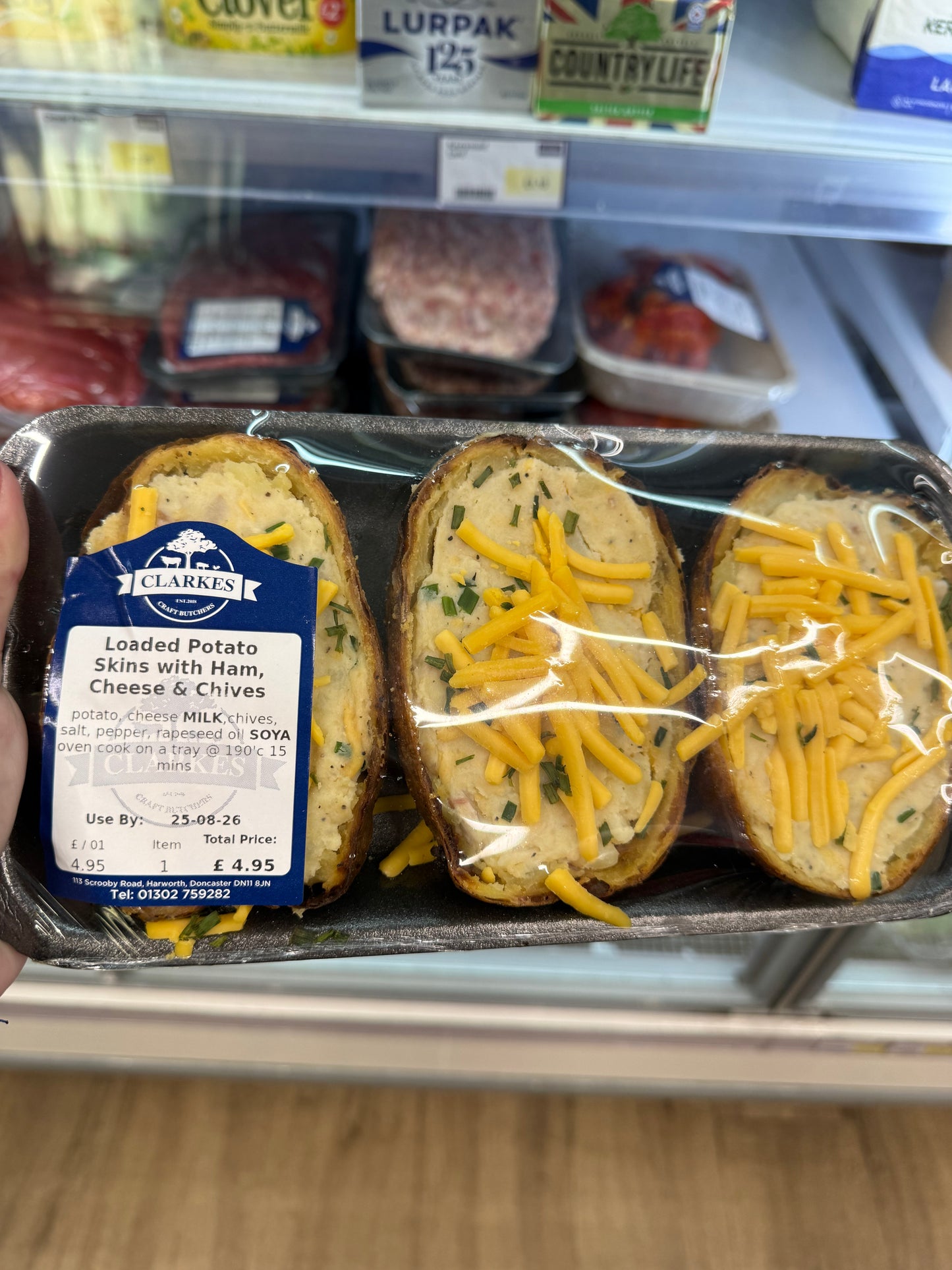 Clarkes Butchers Loaded Potato Skins