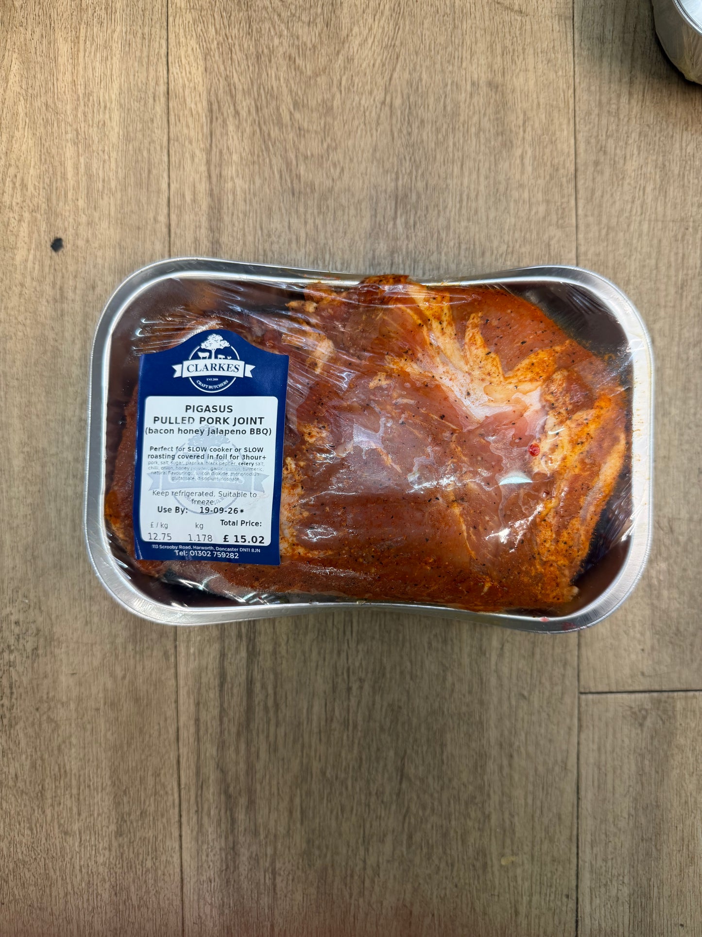 Clarkes Butchers Pigasus Pulled Pork Joint